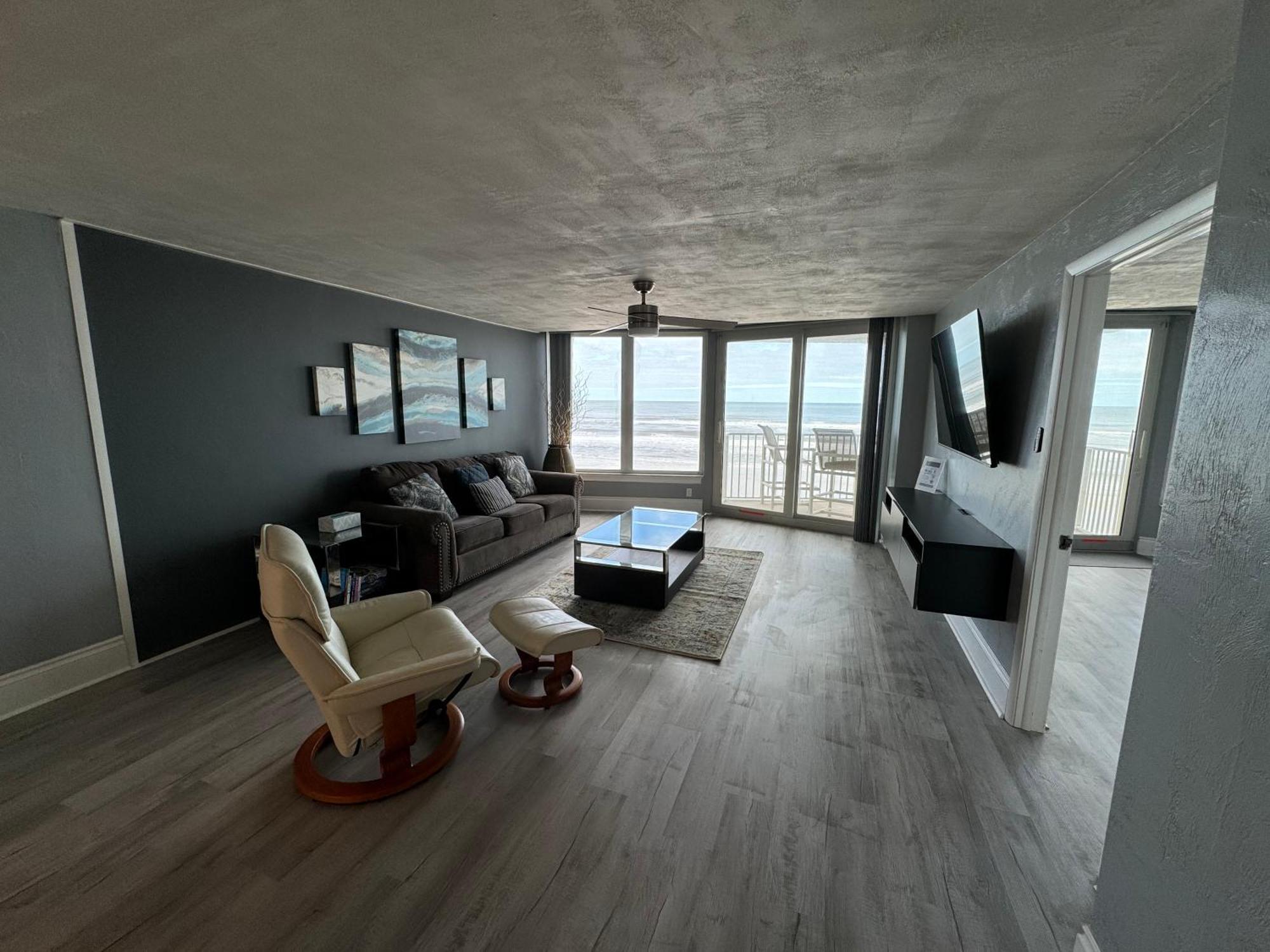 Direct Oceanfront No-Drive Beach Condo Daytona Beach Buitenkant foto