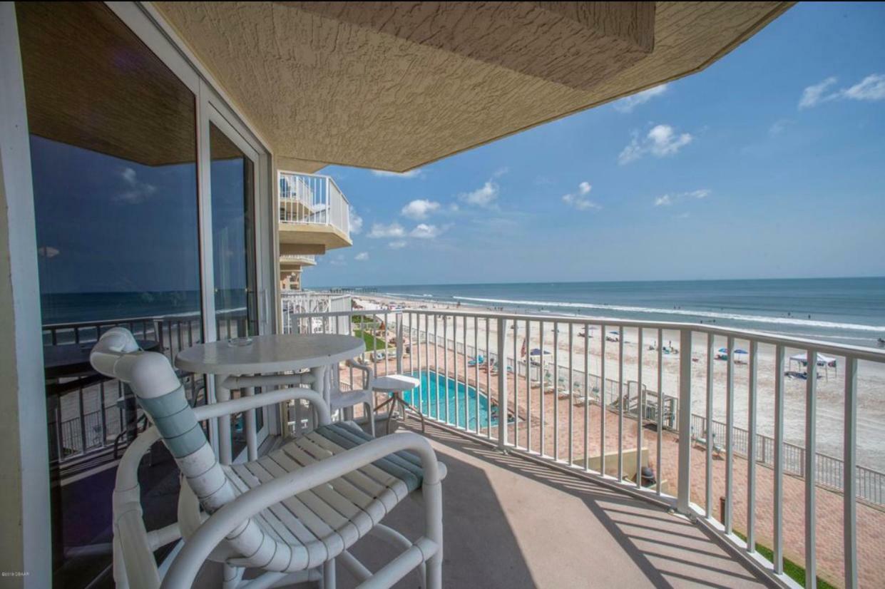 Direct Oceanfront No-Drive Beach Condo Daytona Beach Buitenkant foto