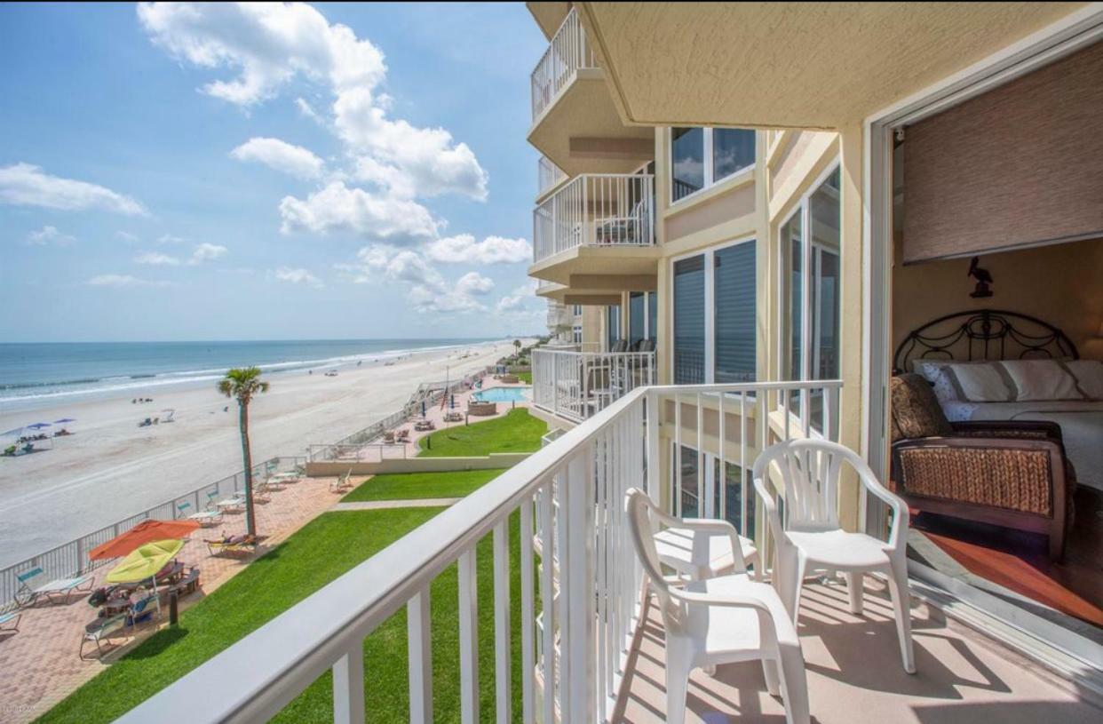 Direct Oceanfront No-Drive Beach Condo Daytona Beach Buitenkant foto